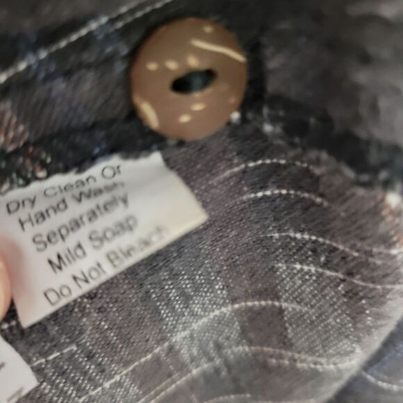 Yasuko Kurisaka Striped Cotton Button Jacket One Size Lagenlook - Picture 8 of 8